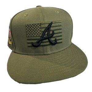 Atlanta Braves Military Appreciation Hat size 7 5/8